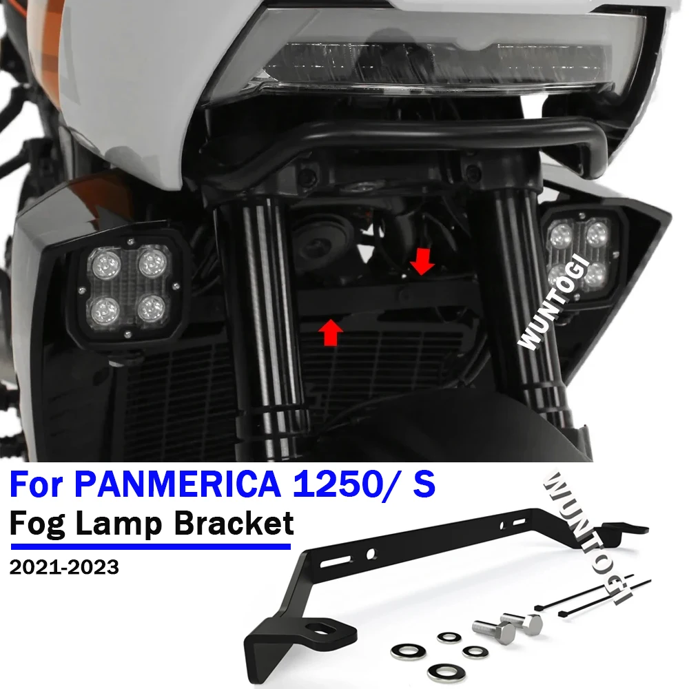 

For PA1250 PA1250S PAN AMERICA1250 Motorcycle Fog Lamp Bracket PAN AMERICA 1250 2021- Accessories Driving Lamp Spotlight Bracket