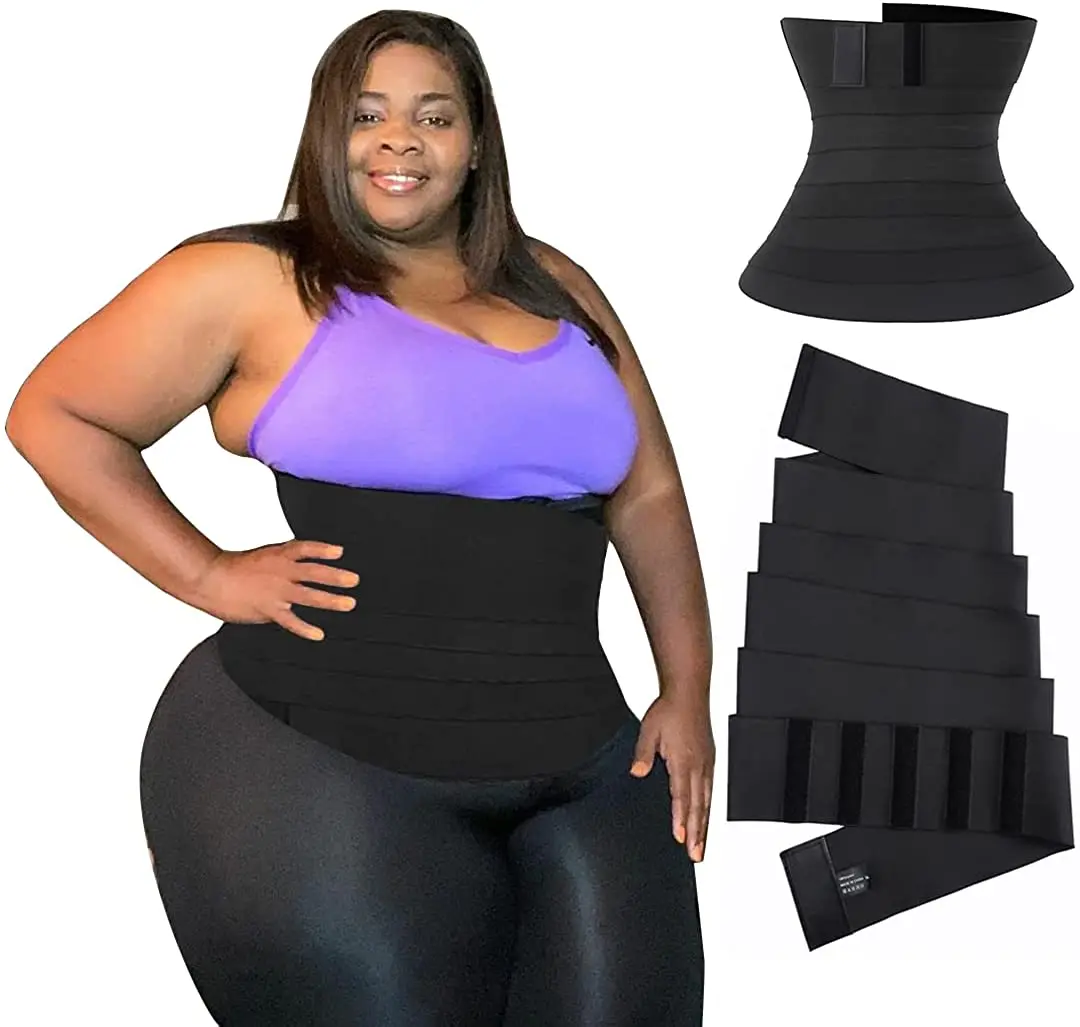 

Stomach Wraps for Belly Fat,Upgraded Waist Wraps for Stomach Wrap for Plus Size Women Body Wrap Shapewear Plus Size