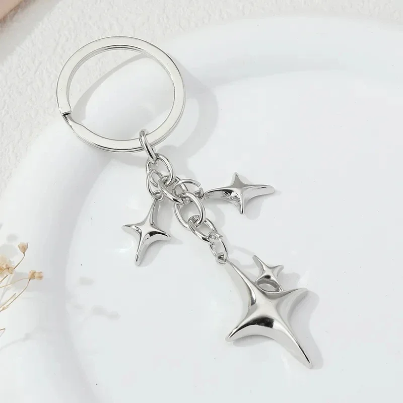 

Креативный металлический цепочный брелок в виде звезды в стиле Φ Y2k для женских сумок, очаровательные аксессуары для автомобильных ключей, дружеский подарок