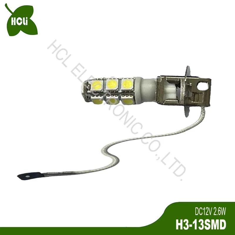 

High quality 12V H1 H3 Car Bulbs Led Front Fog Lamps Low Beam Lights Headlights Auto Decorative Lights free shipping 100pcs/lot
