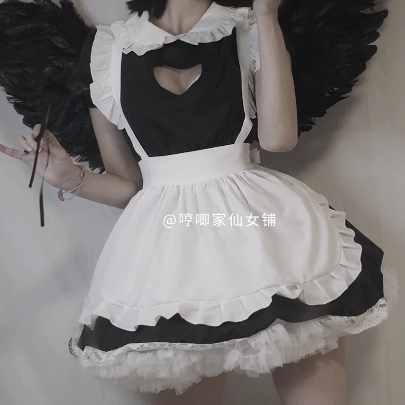 Japanese Cute Pajamas Lolita Sweet Maid Dress Women Anime Cosplay Costumes Sexy Lingerie Lace Babydoll School Girl Costume women lingerie women lingerie set women cosplay costume