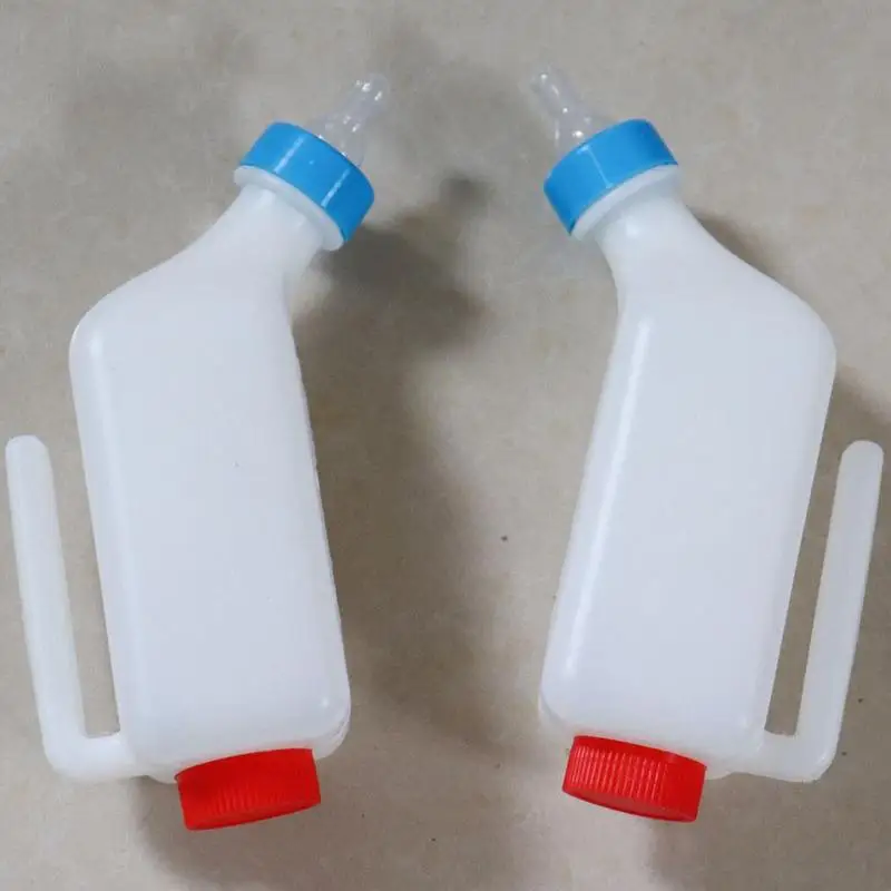 Lamb Feeding Bottle Goat Milk Feeder Bottles Small Animal Lambs Milks Bottle Nursing Milk Feeder Cow Feeding Apparatus For Dogs
