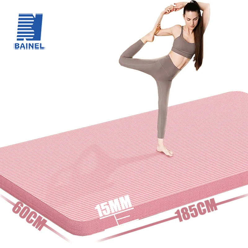 

Yoga Mat Anti-skid Sports Fitness Mat NBR Yoga Auxiliary Pad Comfort Foam Matt for Exercise Yoga Pilates Gymnastics Mat