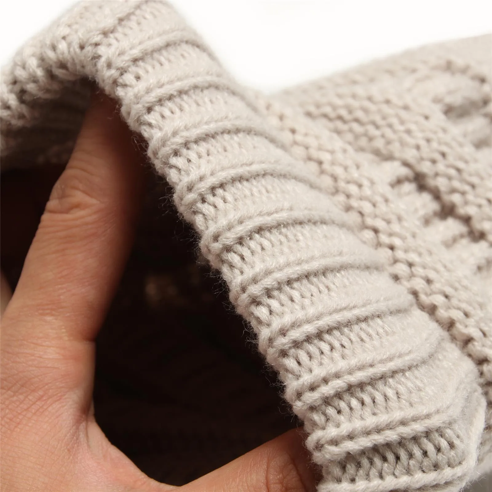 25 Color Solid Beanies Women Knitted Beanie Hat Fashion Autumn Winter Warm Hats Skullies Wool Cap for Women Wholesale 5