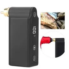 

Best Selling ABS Portable Wireless Tattoo Pen Power LED Display Tattoo Machine Supply flow Connector Power Supply RCA Connection