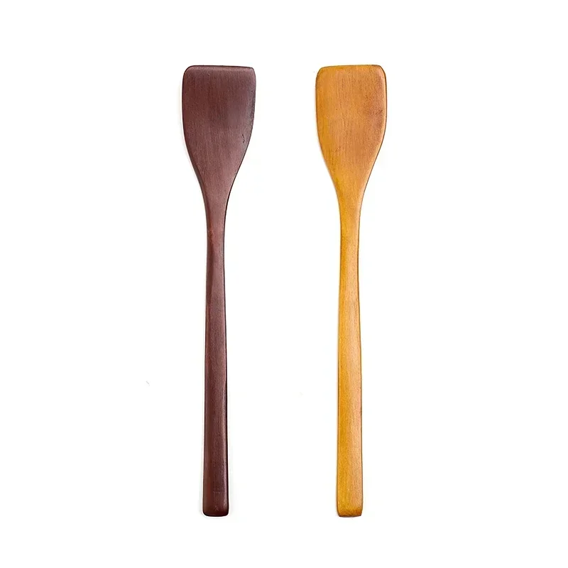 Kitchen Utensils Wooden Non-Stick Scoops Natural Wooden Spatula Turner Fried Shovel Kitchen Utensils Shovel Cooking Tool for The Chef Home Cook
