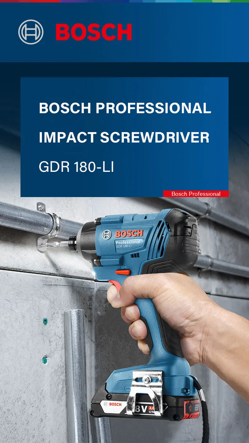 Perceuse à percussion Bosch 18v  Bosch Power Tools Professional