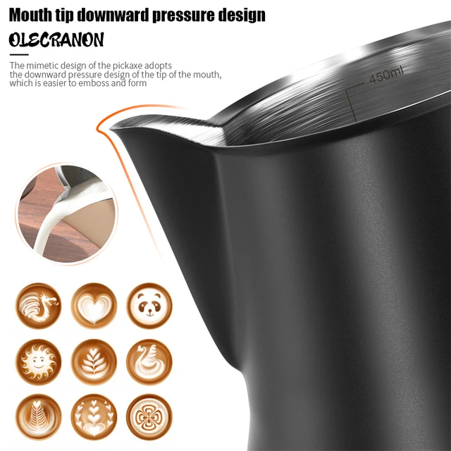 350/500 Ml Rozsdamentes Acél Tej Habosító Kancsó Kávé Barista Froter Eszpresszó Gőzölgő Latte Csésze - Image 4