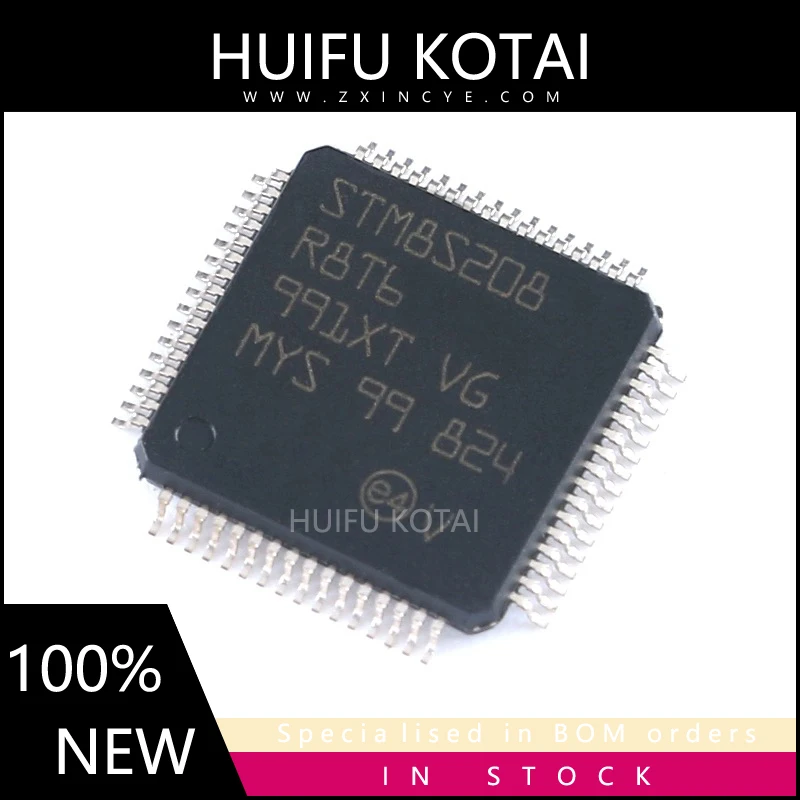 

1 шт. STM8S208R8T6 QFP64 Новые Товары в наличии