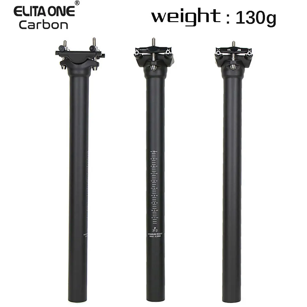 Tige De Selle Carbone X-PERIA Bike, 31,6 X 350 Mm, Avec Titane - New Light Carbon Seatpost