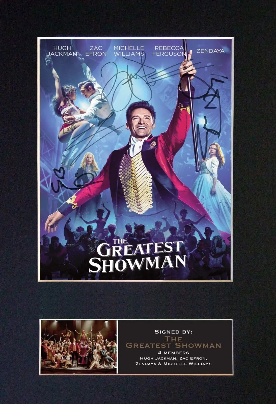THE-GREATEST-SHOWMAN-MOVIE-Signed-Art-Film-Print-Silk-Poster-Home-Wall