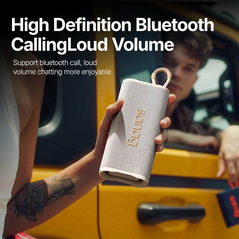 Sanag M15 Protable Bluetooth Speaker IPX4 3D Stereo Wireless Speaker 10H Bluetooth 5.3 Sound Surround Loudspeaker