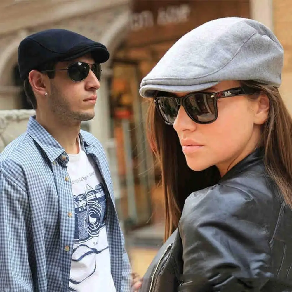 Fashion Berets Men Spring Autumn Casual Newsboy Hat Retro Artist Painter Hat Men's Casual Flat Cap Male Cotton Beret Cap Gorras