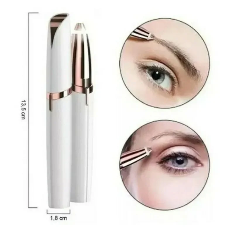 Electric Eyebrow Trimmer Electric Face Eyebrow Hair Trimmer Mini Portable Women Body Shaver Remover Blade Eye Rechargeable 3
