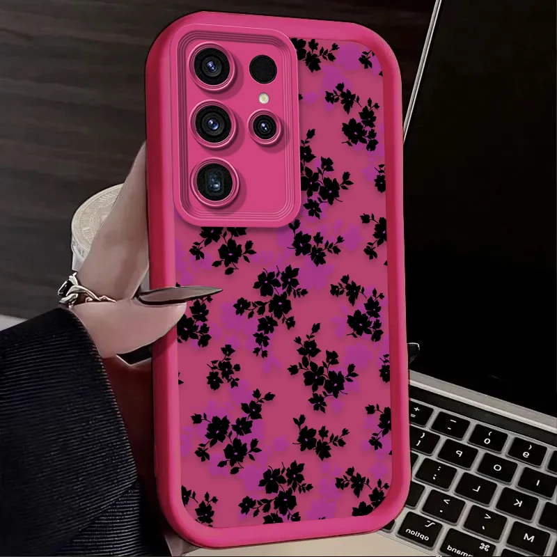 Charming Romantic Floral Design Phone Case Cover