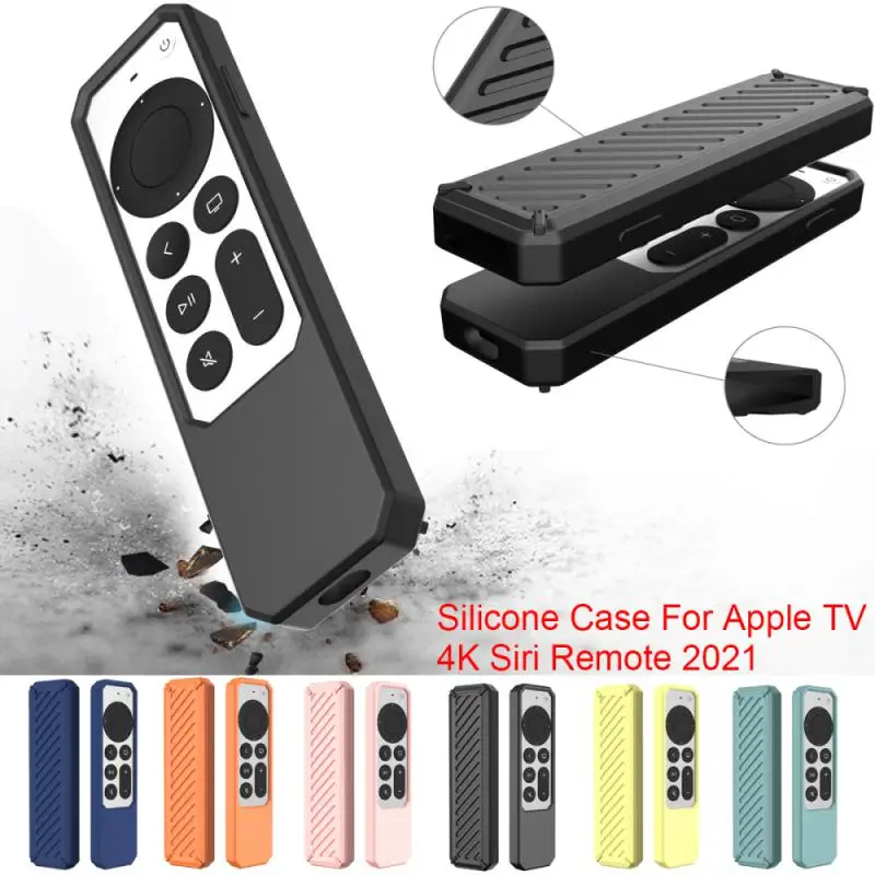 Silicone Protective Cover For Apple TV 4K Remote 2021 Anti Slip