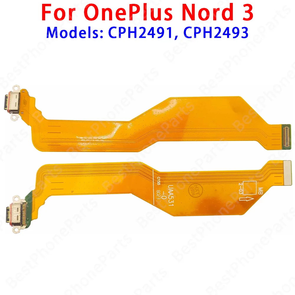 OnePlus Nord Nord2 Nord2T Nord3 Nord4 Nord5용 PCB 베이스 충전기 커넥터 USB 충전 도크 포트 플렉스 케이블 회로 기판
