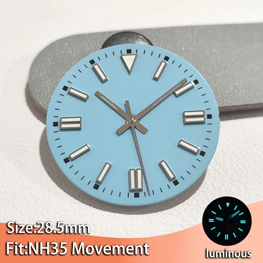 HQ 31mm Rame Con Orologio Luminoso Blu Quadrante Sterile Set