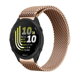 Elegant Stainless Steel Milanese Magnetic Bracelet Strap - Available in 18mm, 20mm, and 22mm Sizes - 18mm Watch Band (Rose gold)