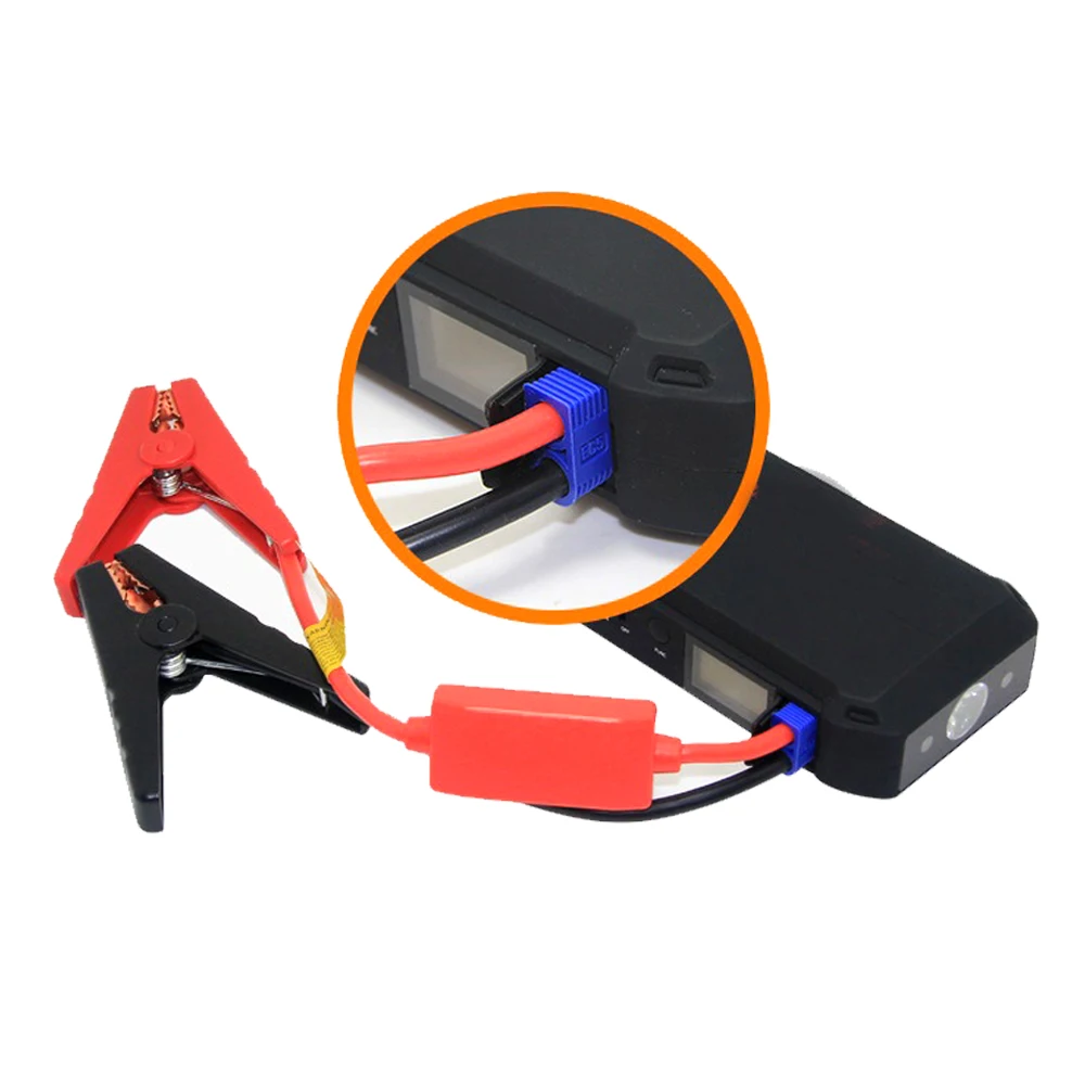 1Pcs Battery Connection Cable Clips Car Emergency Start Power Cable Alligator Clamps for Universal 12V Vehicles Jump Starter images - 6