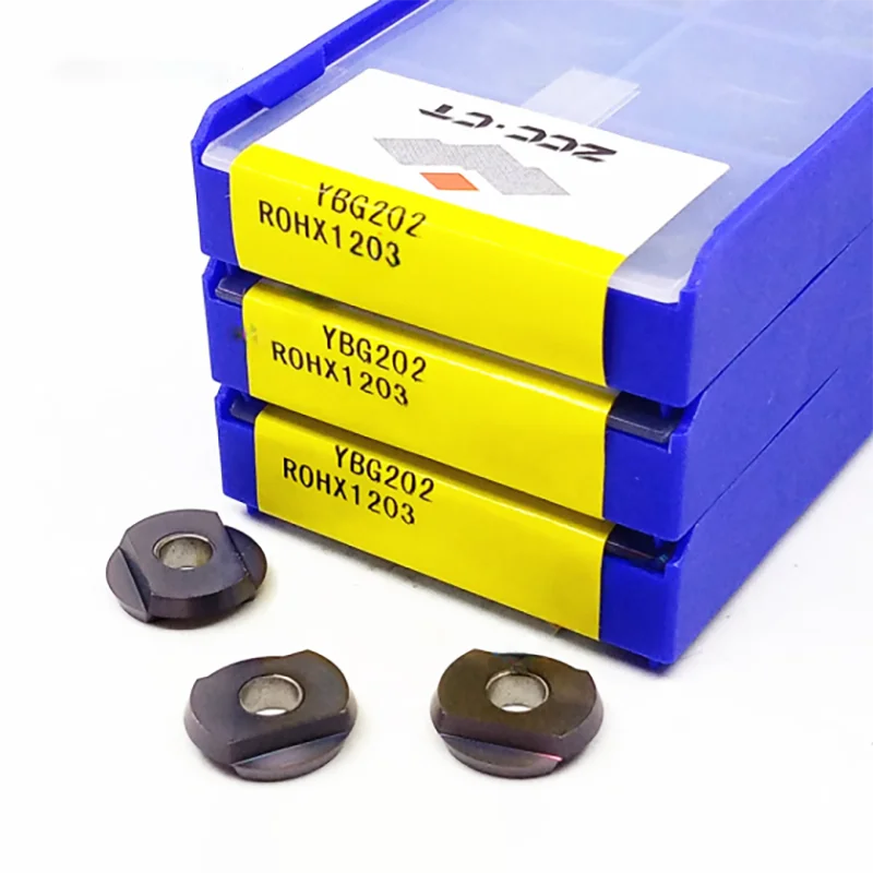 ZCC CT Original ROHX1203 YBG202 YBG252 Milling Inserts ROHX 1203