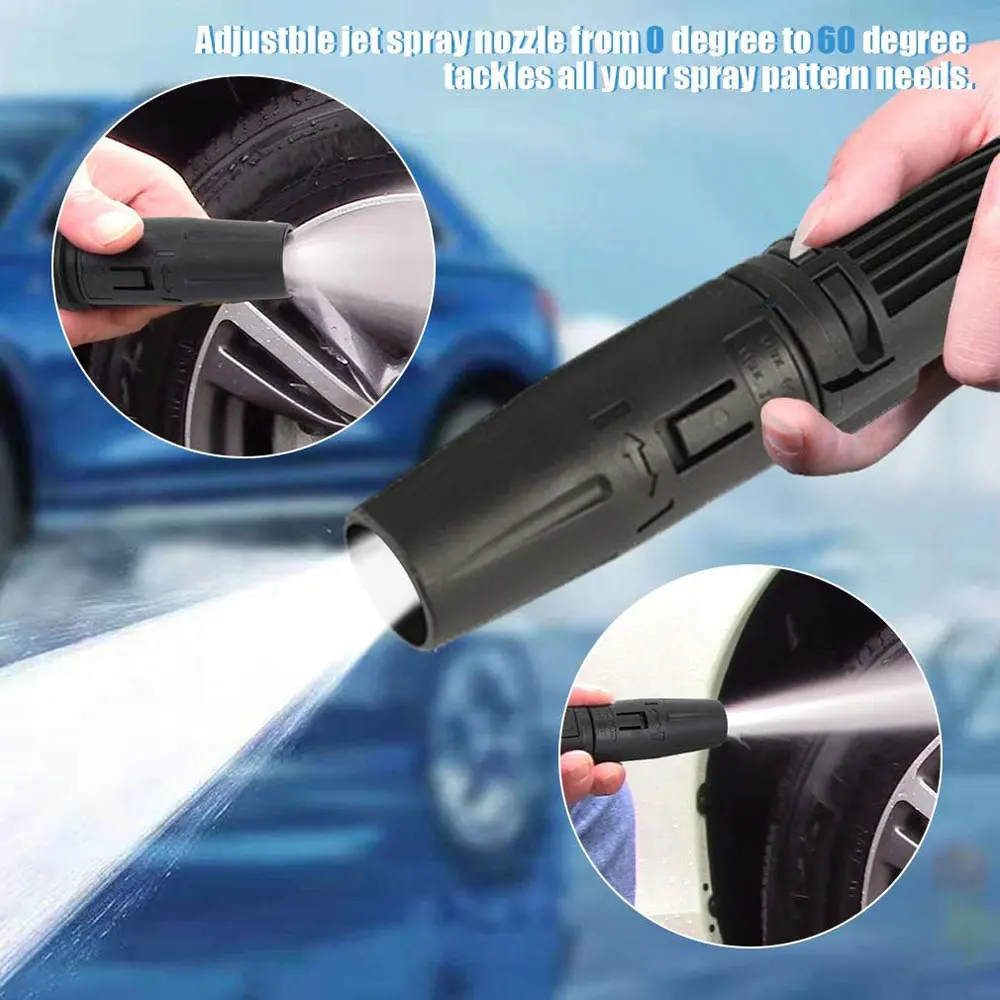 High Pressure Washer for Karcher K2-K7, 2 Car Washer Spray Gun Replacement Adjustable Nozzles,Washer Spray Gun Extension 5