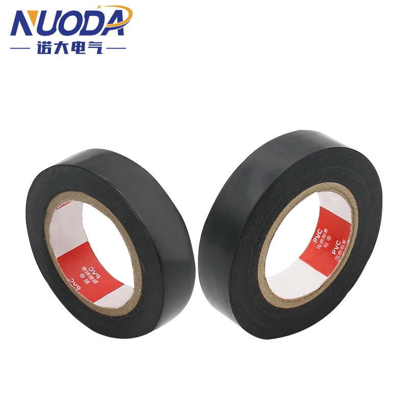 NUODA PVC 전기 테이프, 내전압 600V, 높은 접착 방수 절연 전기 테이프, 5 개, 10 개