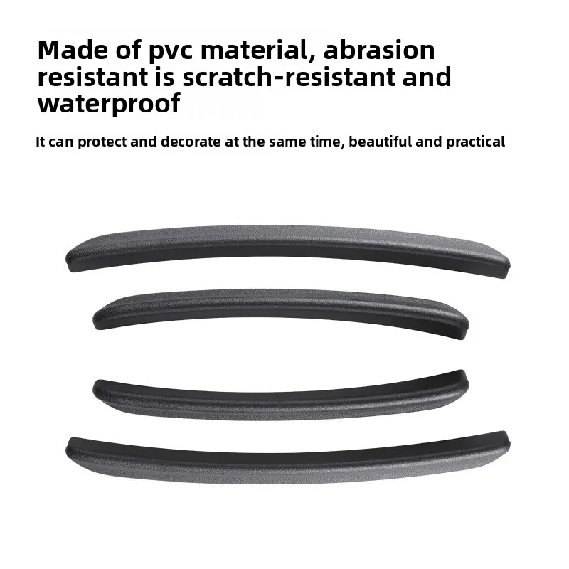 Car Accessories Popular A Set Sut for Mud Flaps Arch Wheel Eyebrow Lips Strips Sticker Trim for Golf 8 Car Fender Flares