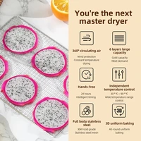Déshydrateur alimentaire 6-12 couches, sécheur de fruits, herbes et snacks, machine de séchage 800W pour viande séchée maison et friandises pour animaux 2
