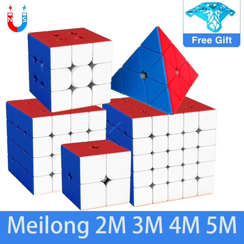 

Пирамида Meilong 2x2x2 3x3x3 4x4x4 5x5x5 Магнитная Пирамида MoYu Meilong Магнитная 2 м 3 м 4 м 5 м волшебный скоростной куб, игрушки для дети