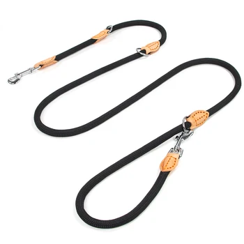 New Generation Dog Leash multifunctional 2.1M Generation Adjustable and Nylon For Large Hands Free Leash for 2 Dogs Universal