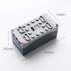 Enhanced Technical Motor Parts Building Block with Power Function Servo Upgrade (NO BOX)