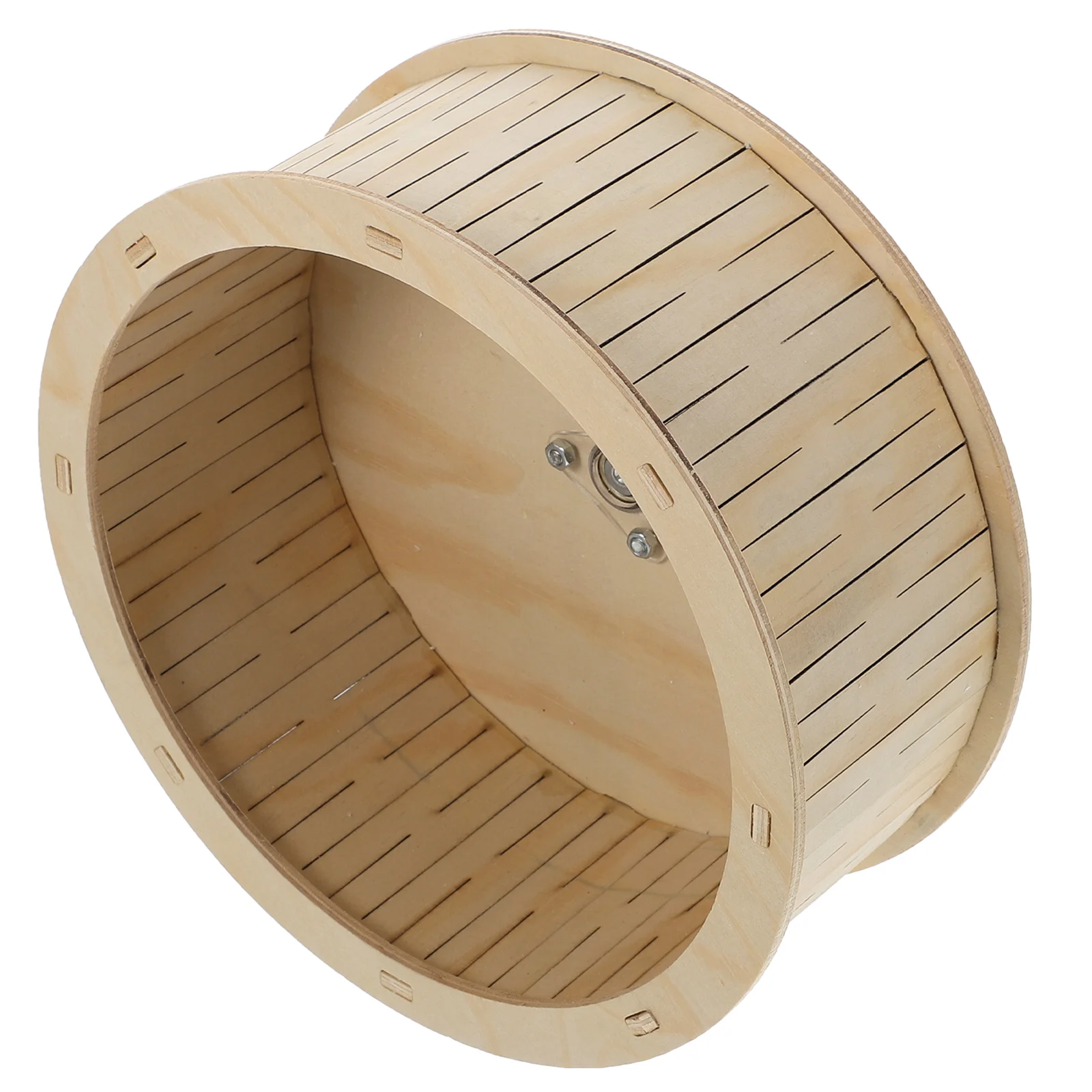 

Wooden Mute Hamster Running Wheel Chinchilla Hamster Wheel Sports Toy Wooden Running Exercise Wheel Plaything