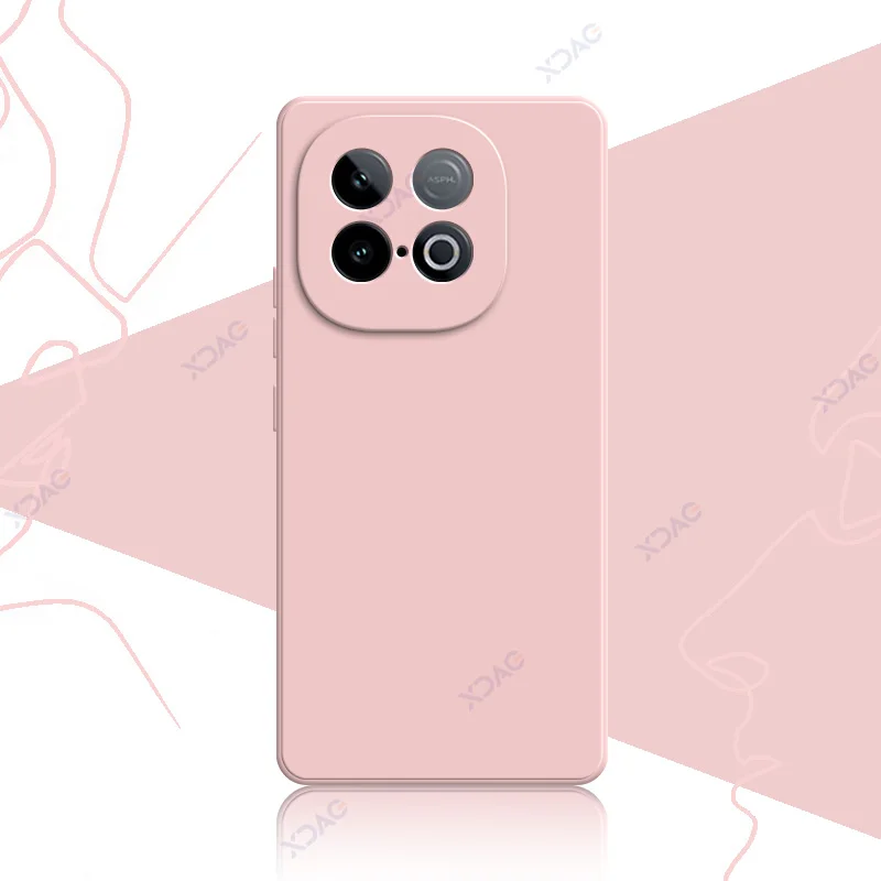 Luxurious Silicone Soft Back Cover with 360° Protection & Waterproof Design