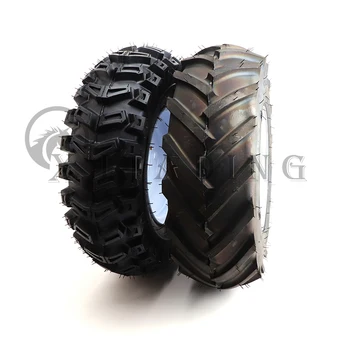 ATV 골프 카트 버기 제설기 잔디 깎는 기계 농업 기계용 진공 휠, 16x6.50-8 튜브리스 타이어, 8 인치 허브 포함