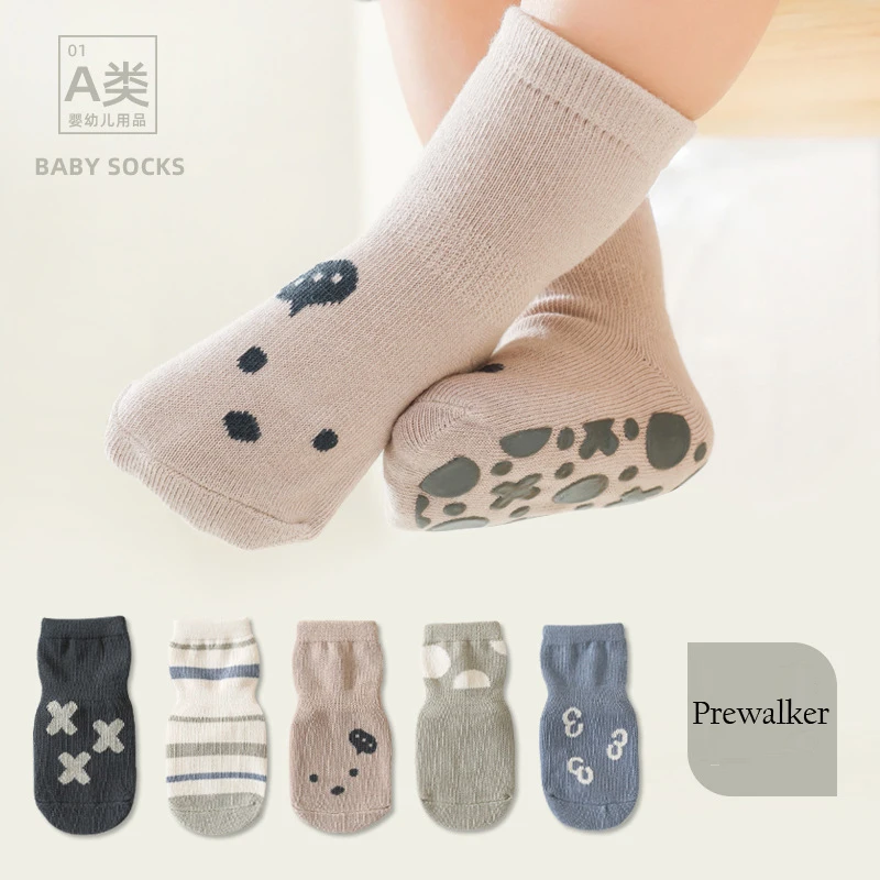 YS Baby Non Slip Warm Socks Baby Boys Thick Winter Socks with Grips for Baby Girls Non Skid
