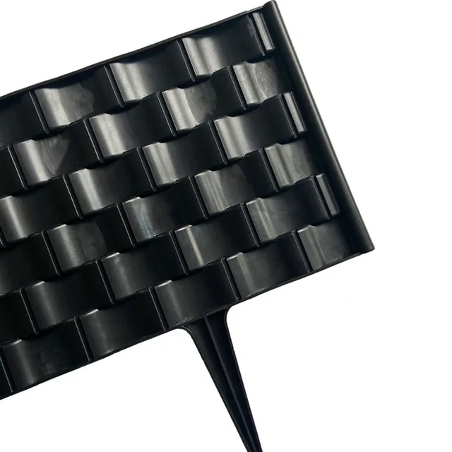 1/2 db Kerti Palisade 21 Cm*60 Cm Műanyag Kerítés Dekoráció Elszigetelő Kertészeti Mozaik Föl dbeillesztett - Image 5