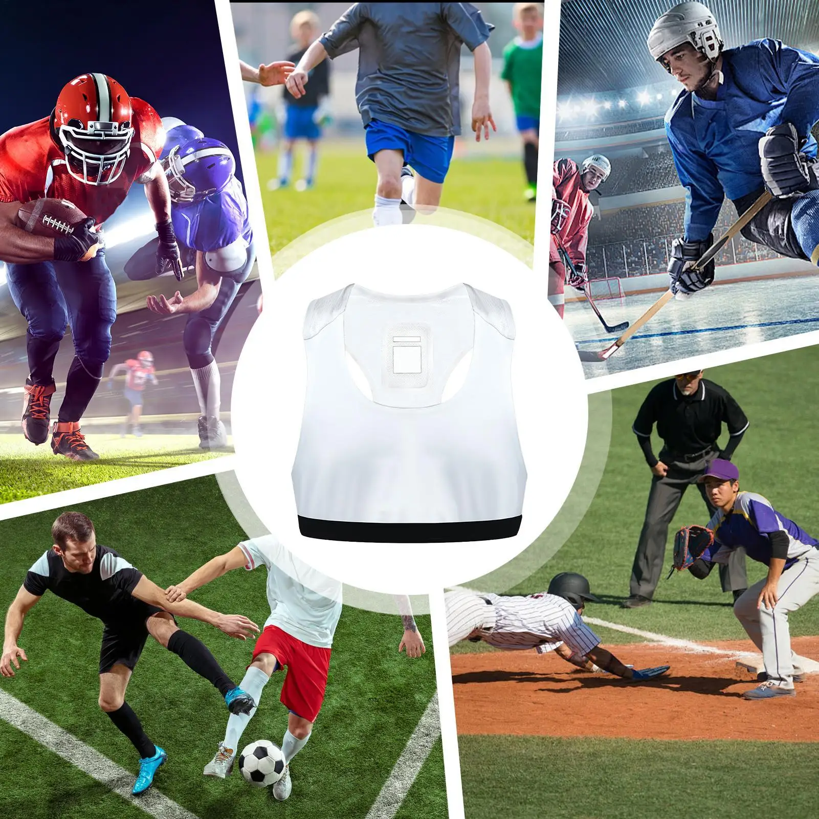 Soccer GPS Tracker Vests For Men Comfortable Tracking Vest For Hockey Sweat-wicking Outdoor Sport Supplies For Teens Girls Boys