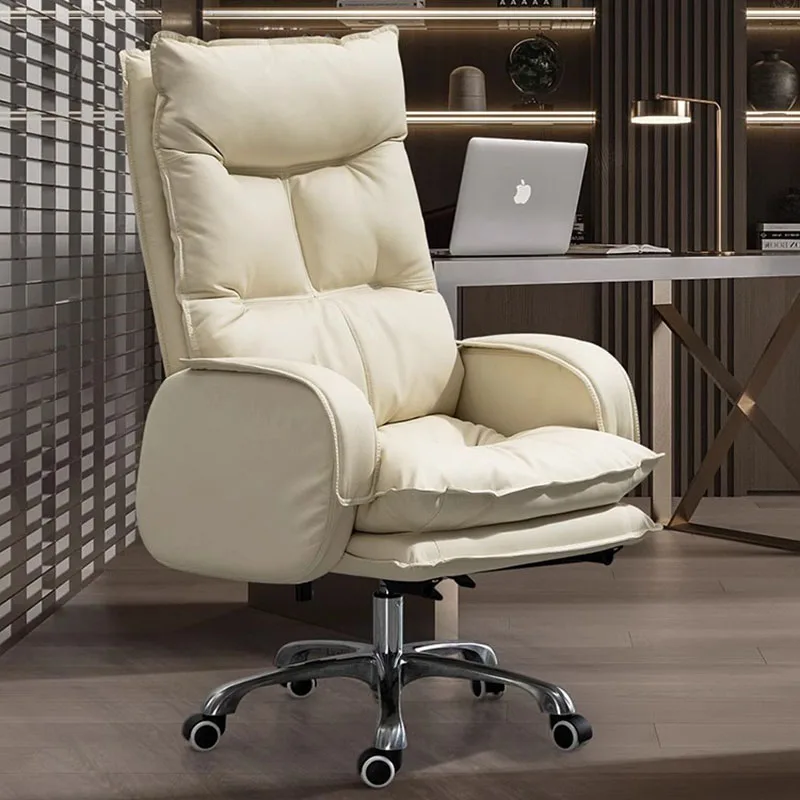 Ergonomic Mobile Office Chairs Lazy Home Work Computer Rolling Chair Gaming Salon Lounge Sillas De Oficina Home Furnitures bedroom gaming work chairs chairs beach comfortable chair wheels gamer chair mobile office furniture sofa playseat lazy nordic