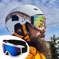 Large Frame Ski Goggles With Colorful Lens Anti Fog Mountain Skiing Goggles Outdoor Sport Snow Snowboard Goggle For Adult Youth 2