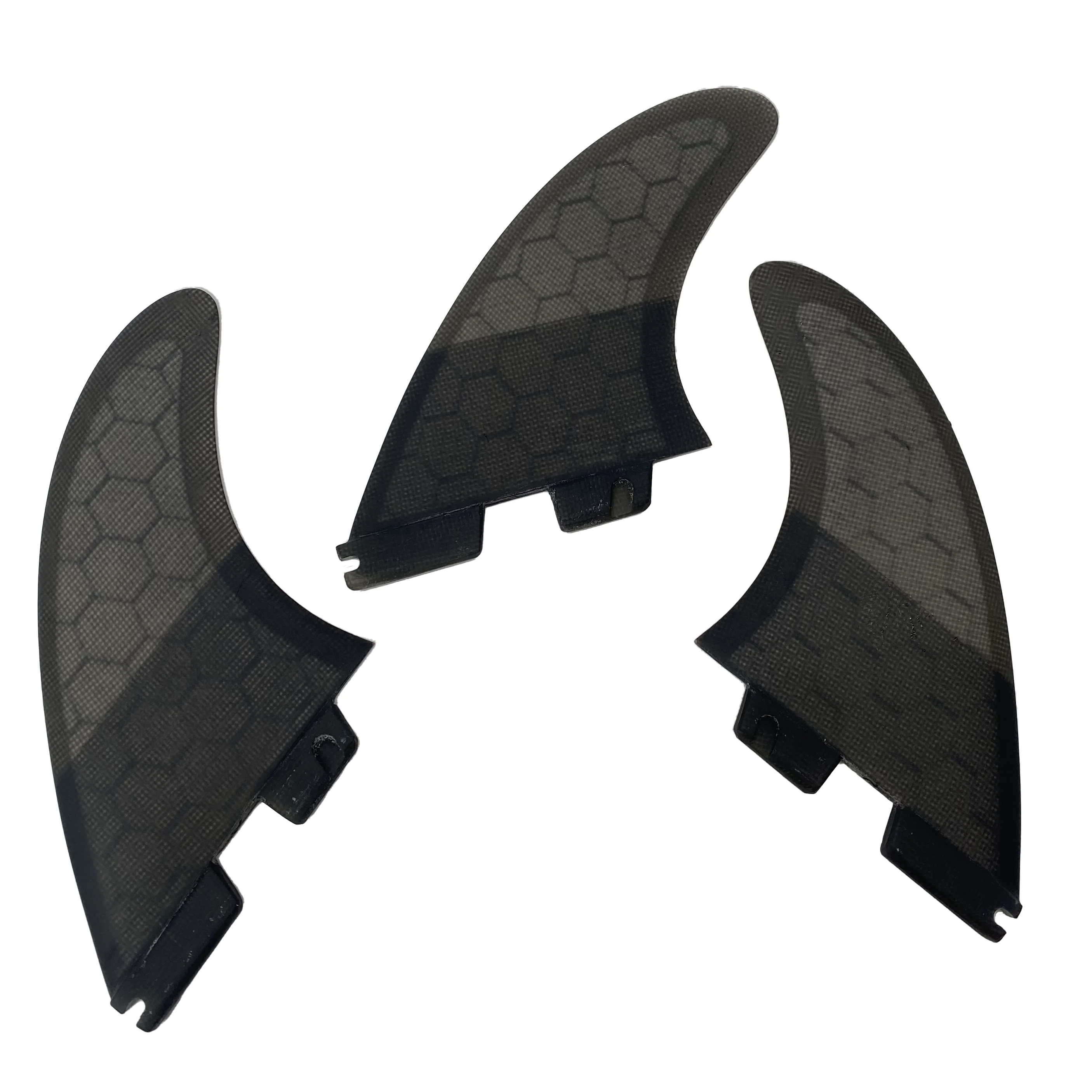 3PCS/Set F II G7 Size Surf Fin Fiberglass Honeycomb L Size Surfing Tri Fins Water Sports
