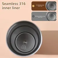Smart Thermos Bottle Water with Digital Display Temperature Thermos Coffee Mug Stainless Steel Thermos Cup 6