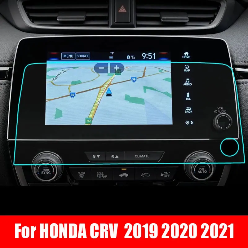 

Стайлинг автомобиля навигация закаленное стекло Защита экрана для HONDA CRV C-RV 2018 2019 2020 2021 правосторонний руль Великобритания Австралия в JP HK