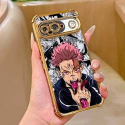 Jujutsu Kaisen Cute Plating Drop - Proof Transparent Soft Phone Case - Pixel 10 Pro XL 5G (D01 - DDgd)