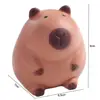 New Cartoon Lovely Capybara Kawaii Soft Adhesive TPR Slow Rebound Toy Creative Pinch Children Decompression Pinch Toys 6