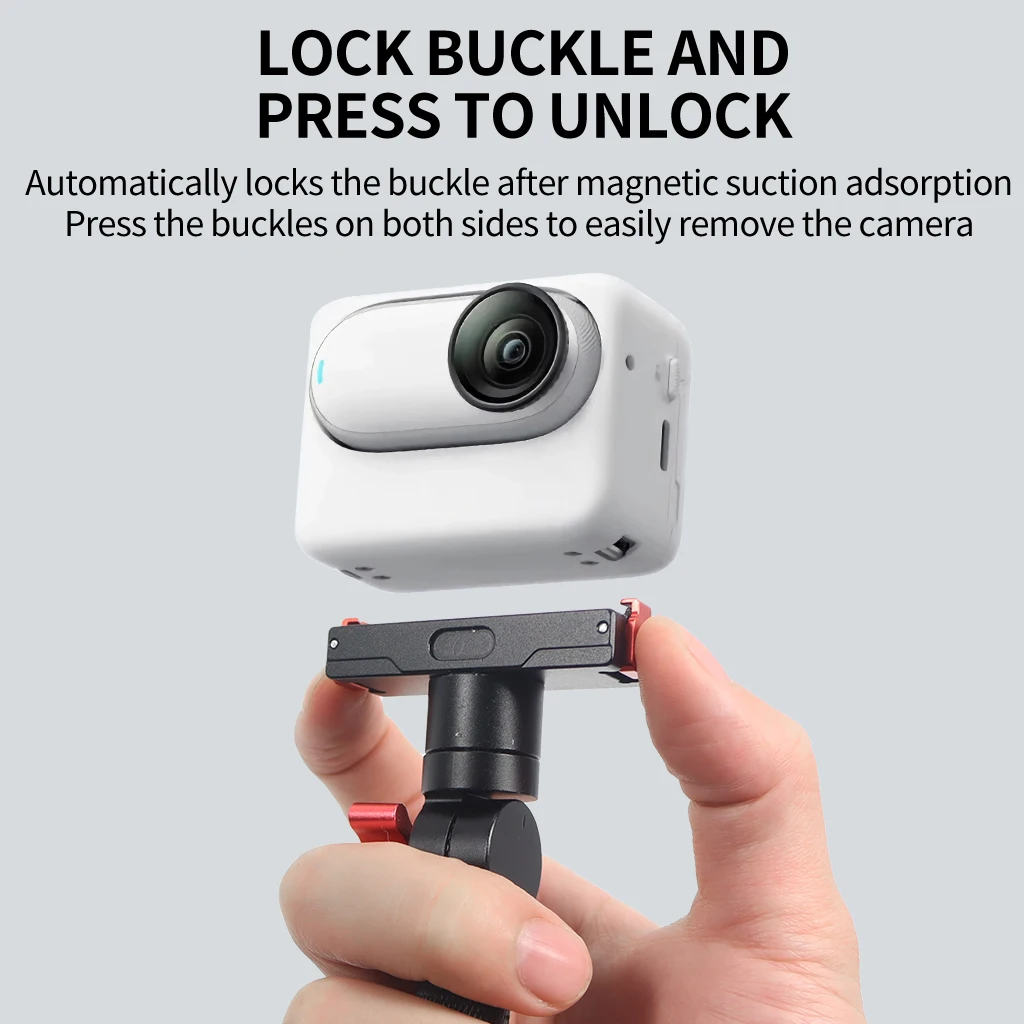 Stativ-Kugelkopf ARRI Rosette Gear Adapter Halterung Magnetische Basis für GOPRO DJI OSMO 360 ° ACTION 5PRO Insta360 Pocket4 Ständerhalterung – Detail 13
