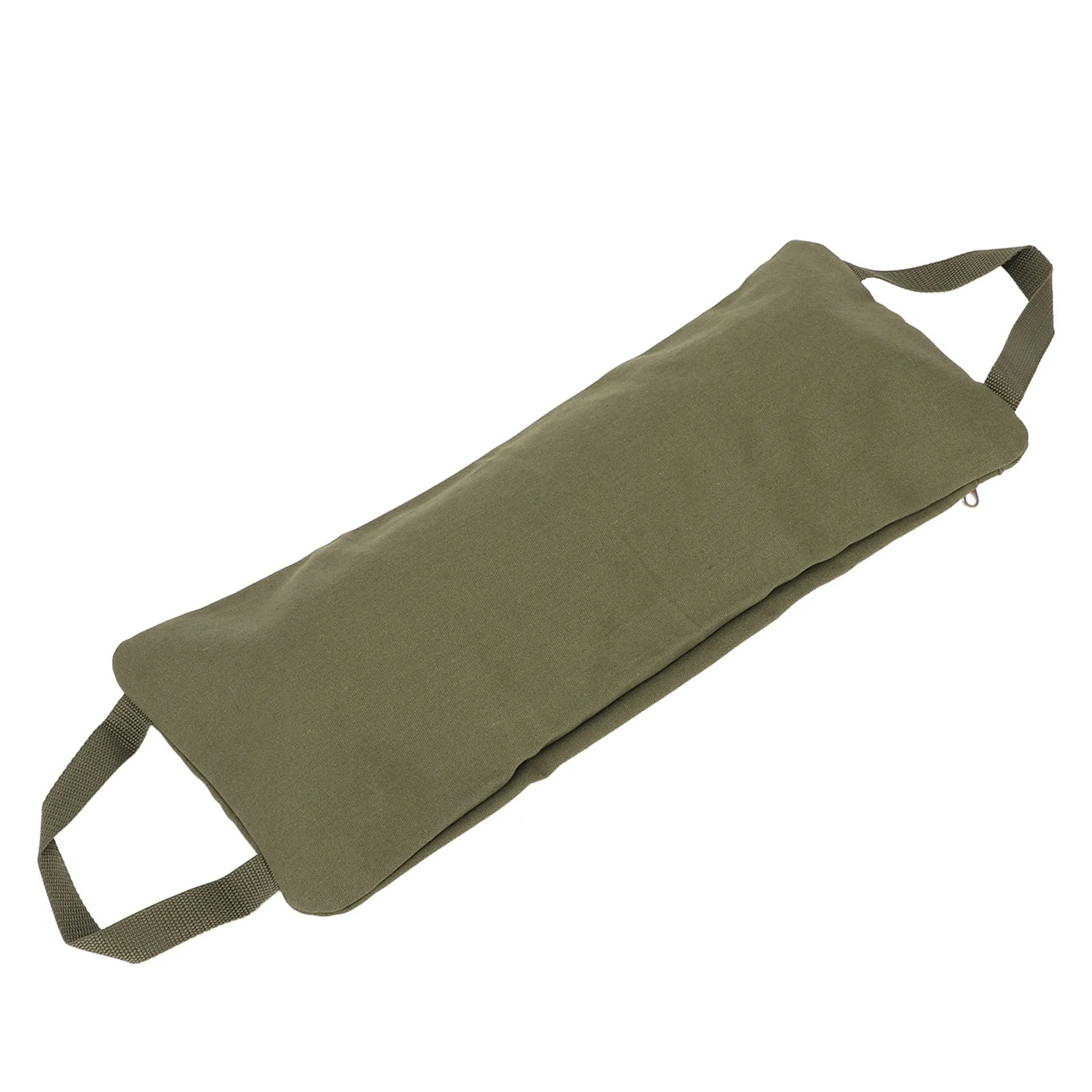 Description Picture 6 of itemMilitary Green Yoga Sand Bag with Handle Portable Fillable Yoga Canvas Sandbags for Yoga Weights and Training