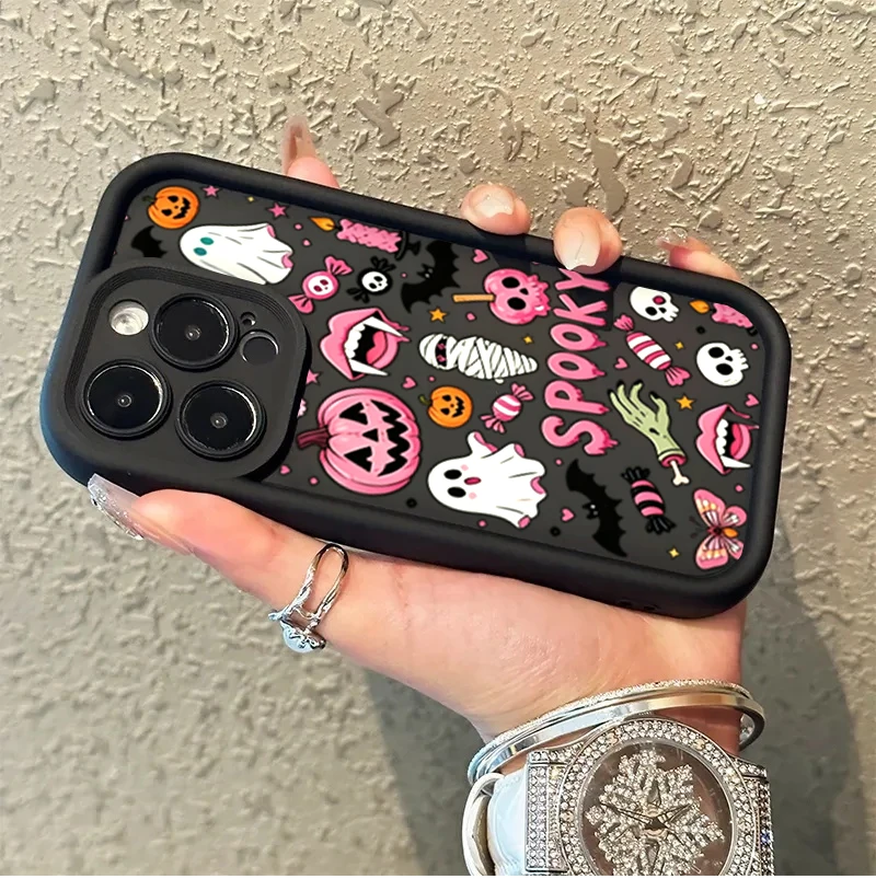 Adorable Halloween Ghost Pattern Phone Case Cover