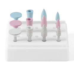 Dental Composite Polishing Kit - 12 - Piece Set for Porcelain and Natural Teeth Polishing (Type H)