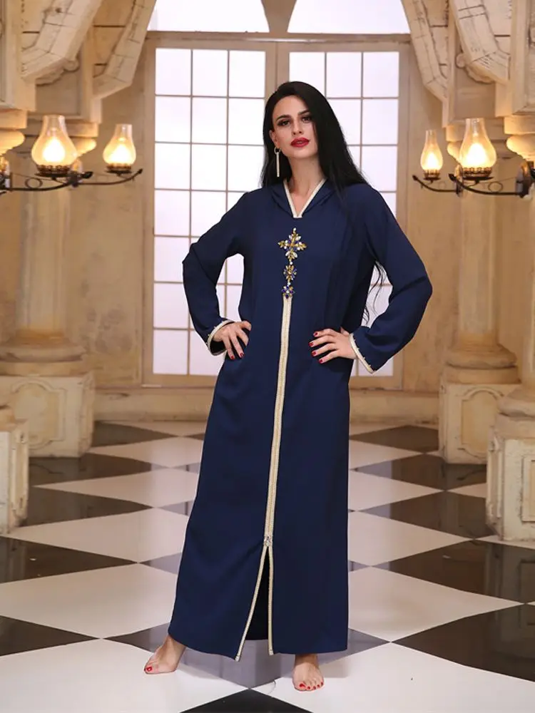 363197-f8286e.jpg S113c00738669405f8d718dcdaa5d818f2 Ramadan Eid Blue Abaya Dubai Turkey Islam Hijab Muslim Dress Kaftan Robe Longue Femme Kebaya African Dresses For Women Caftan Mallzona